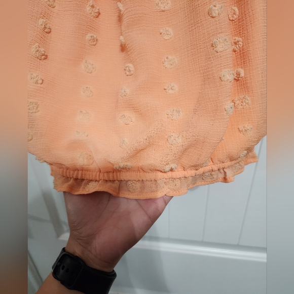 Orange off the shoulder top - Picture 2 of 4